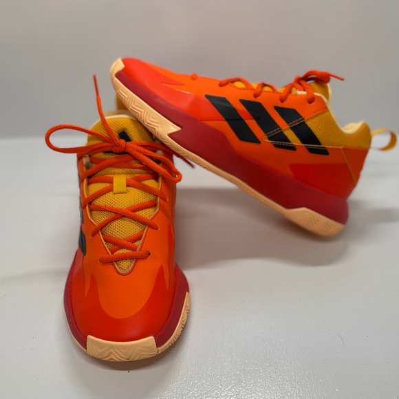 Adidas Cross Em Up Select Basketball Sneakers kids size 4.5 - Picture 3 of 8